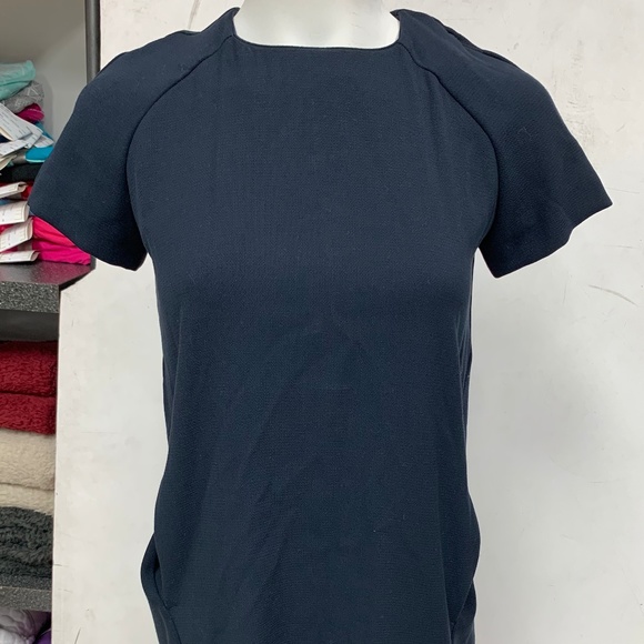 Zara Woven Ribbed Dress, 2 pockets, New - Picture 2 of 5